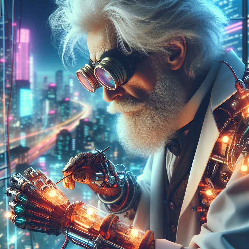 Engineer, cyberpunk (engineer, cyberpunk, aiart)