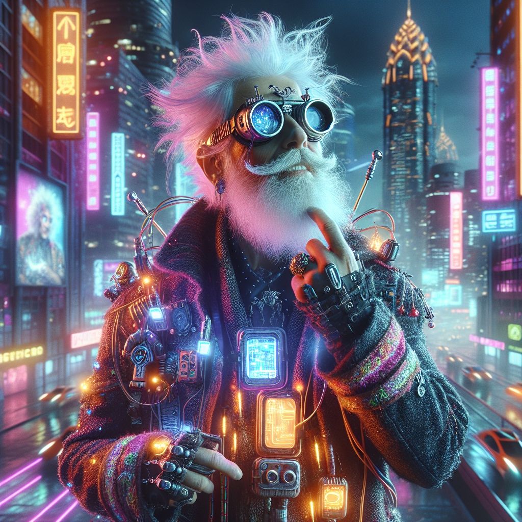 Engineer, cyberpunk (engineer, cyberpunk, aiart)